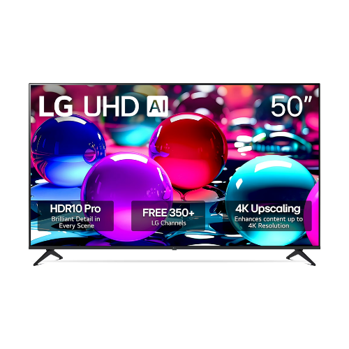 50-Inch 4K UHD AI Smart TV with webOS, Gaming Mode & HDR – Refurbished