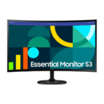 27-Inch 100Hz Curved Monitor with 4ms Response Time, Black – Refurbished
